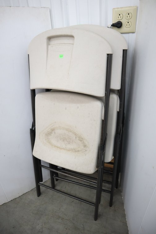 4 Lifetime Folding Chairs