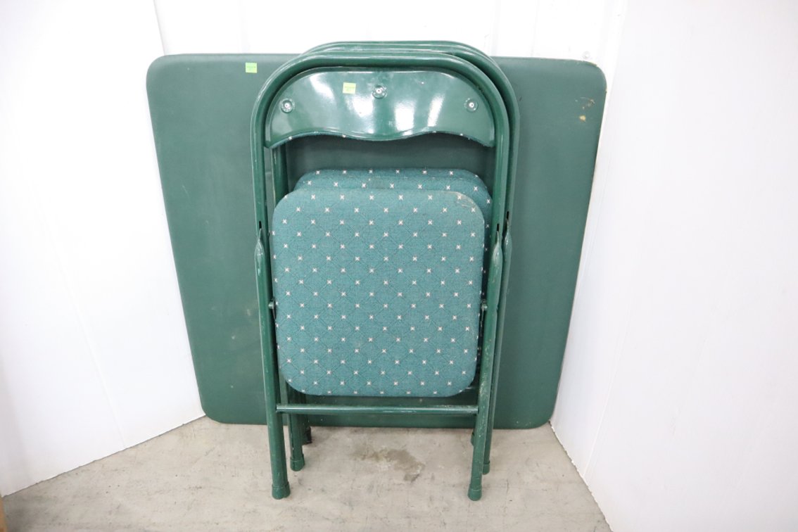 Folding Card Table and 3 Chairs
