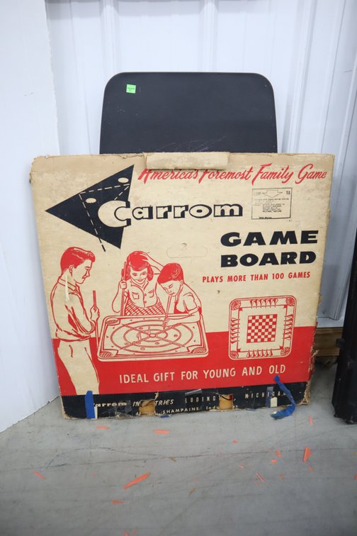 Carrom Board and Small Folding Table