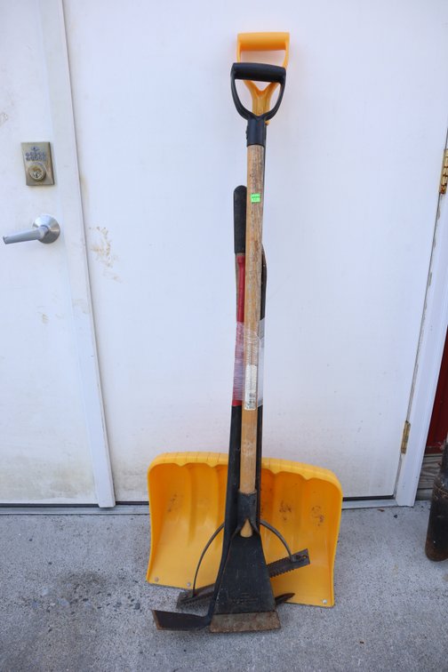 Snow Shovel and Garden Tools