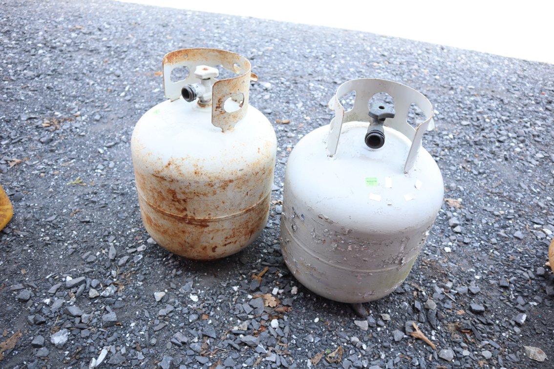 Pair of Propane Tanks, Both Appear Mostly Full