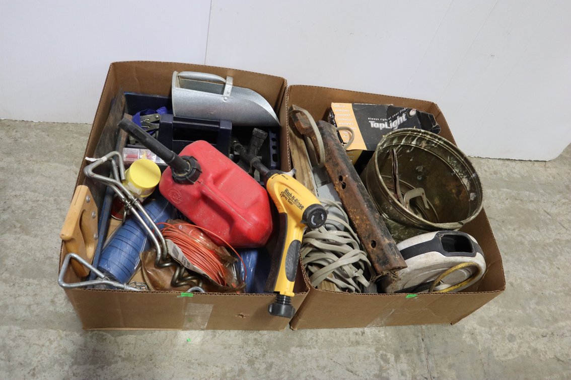 Shop Items, Small Feed Scoop, Ball Mount, Hand Saw