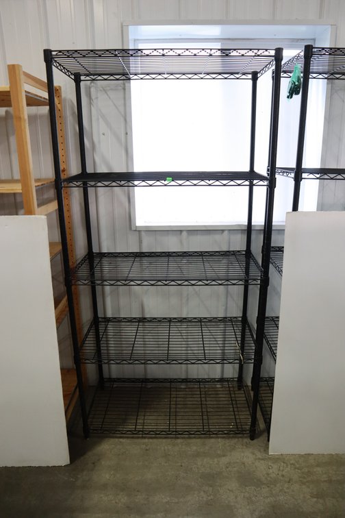 Black Wire Shelf Unit