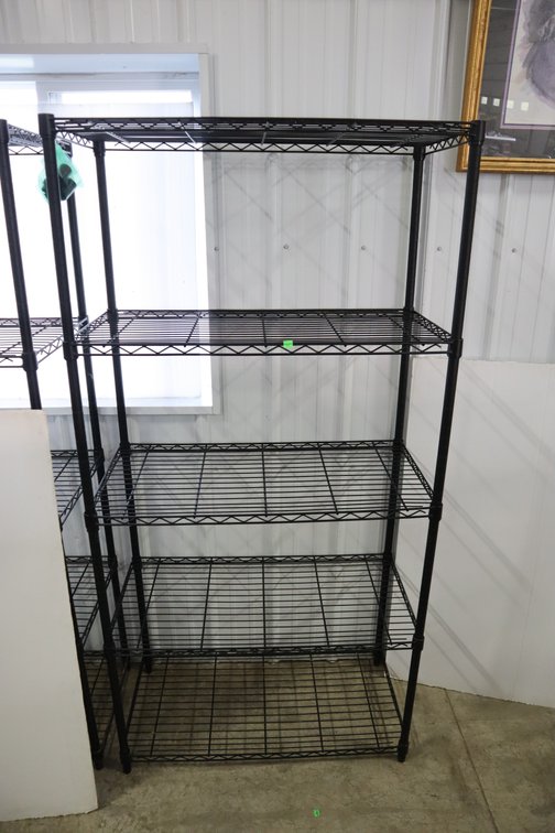 Black Wire Shelf Unit