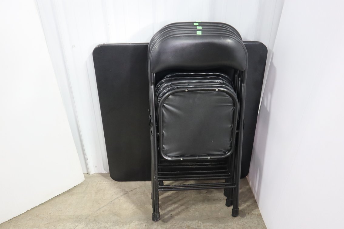 Card Table and Four Chairs