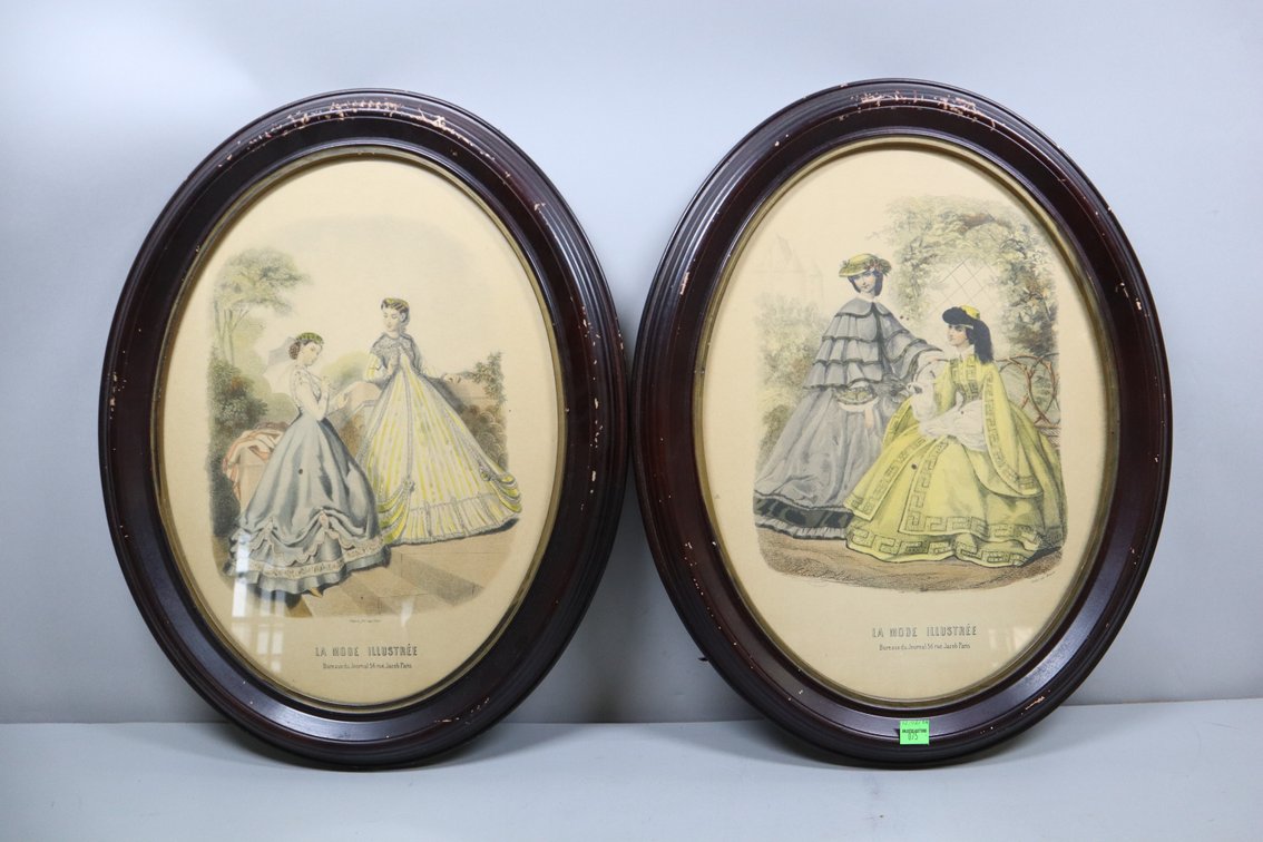 Pair Of Framed Prints Am