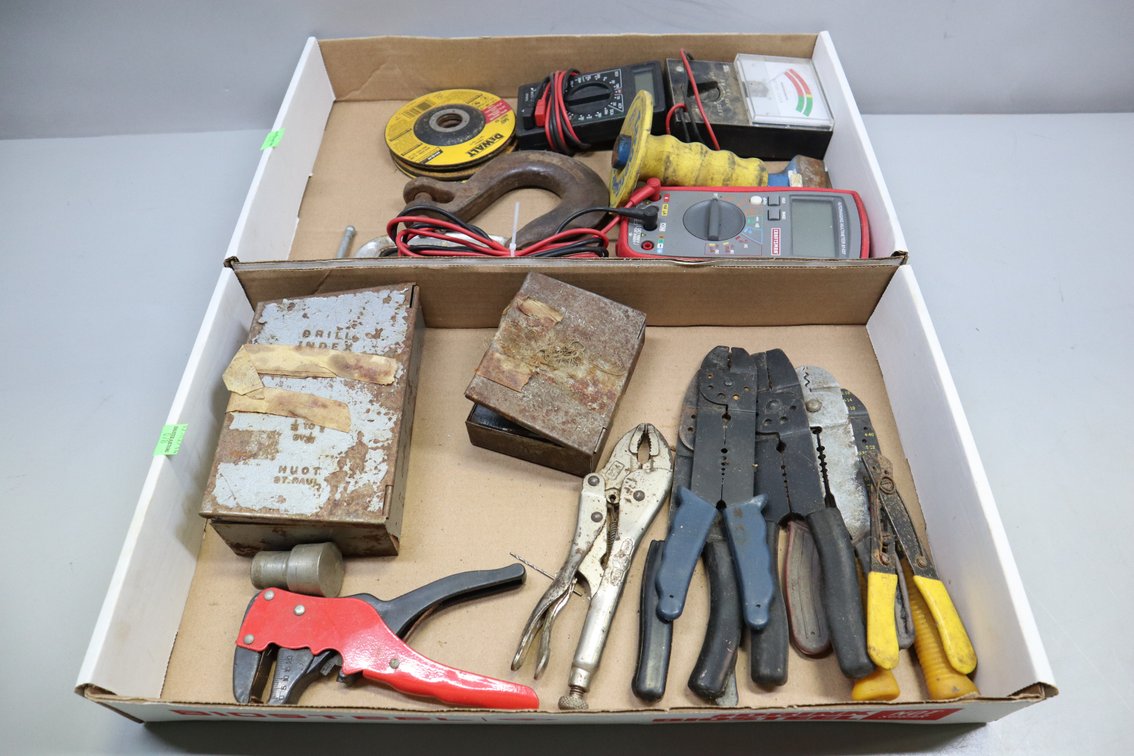 Wire Pliers, Drill Bits, Multimeters and More