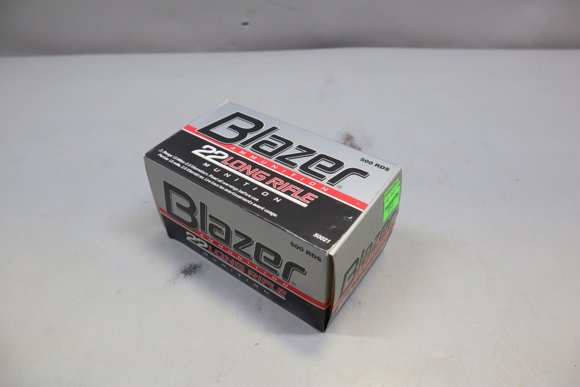500 Rounds 22Lr Blazer Ammunition 40 Grain