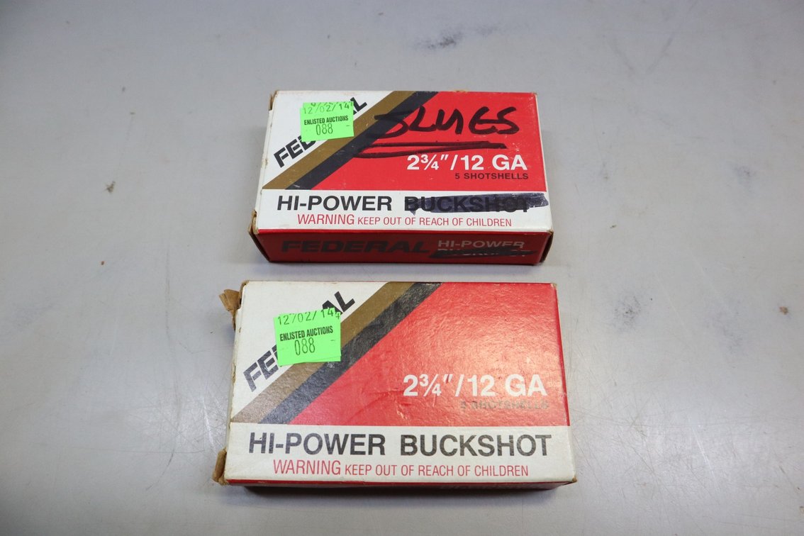 Federal 12 Gauge Buckshot and Slug