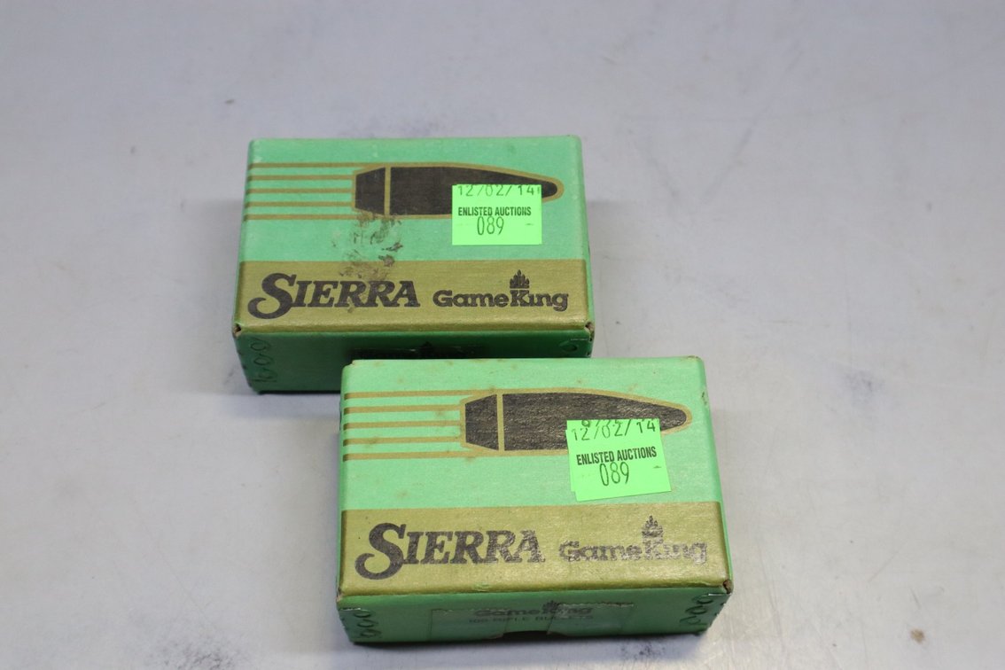 Sierra 243 Spitzer Boat Tail 100 Grain Bullets, Two Full Boxes