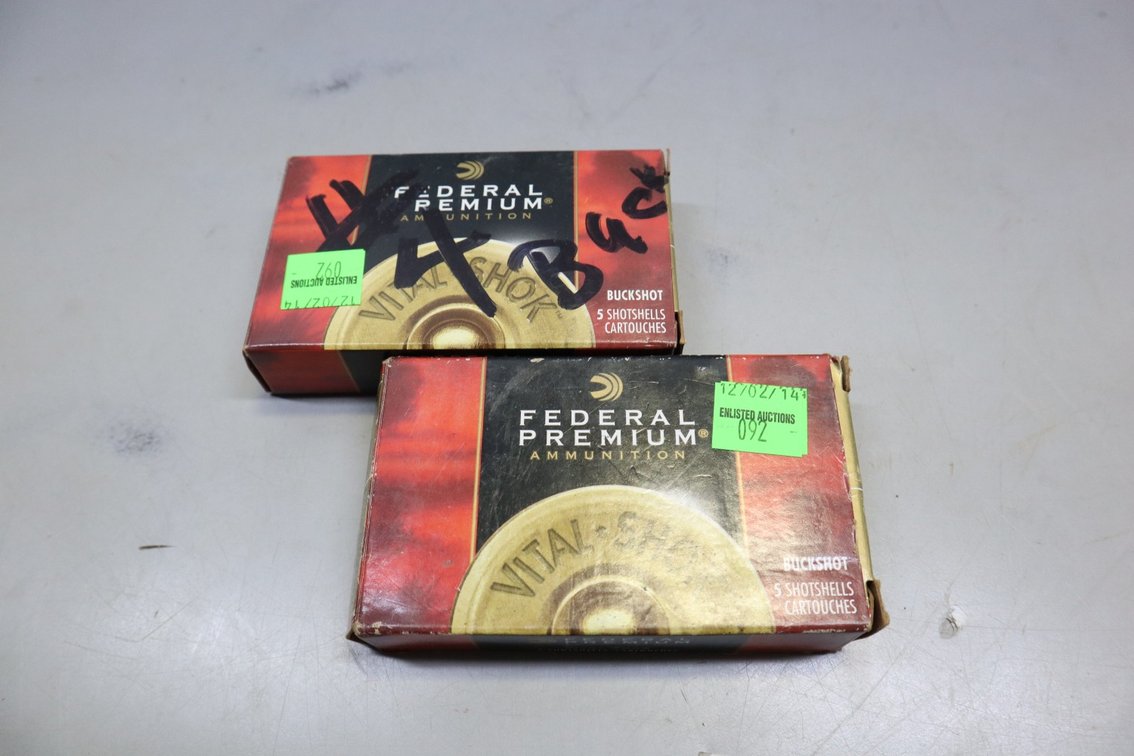 Federal Premium 12 Gauge Buckshot, 9 Rounds