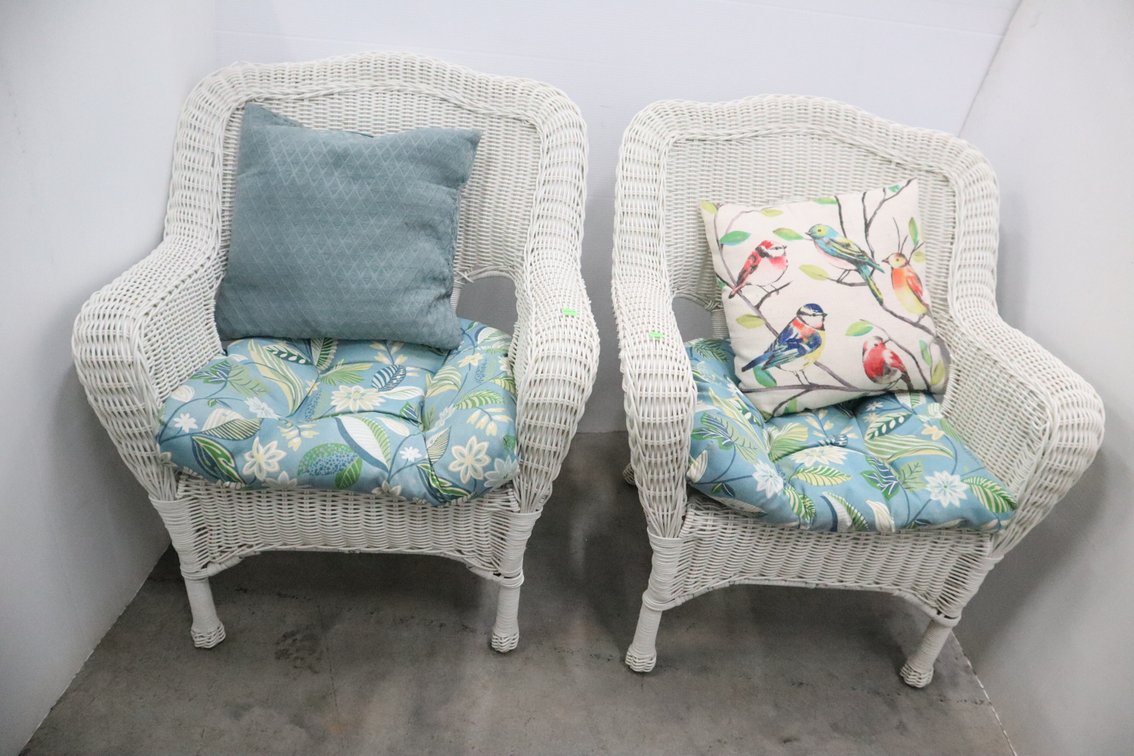 Imitation Wicker Patio Chairs
