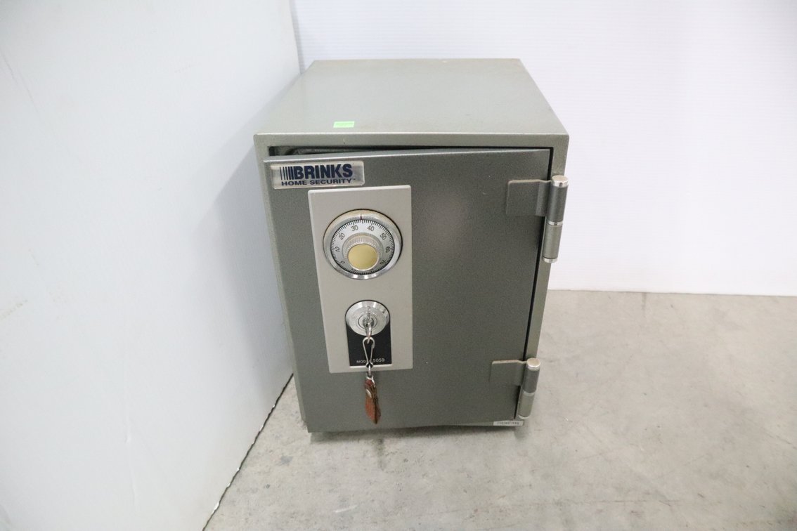 Brinks Home Security Safe With Key and Combination Code