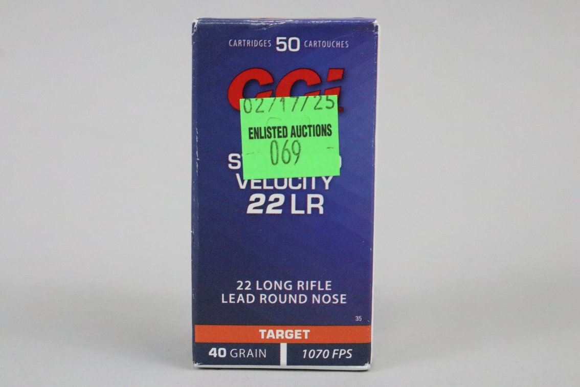 22 LR, 50 Rounds