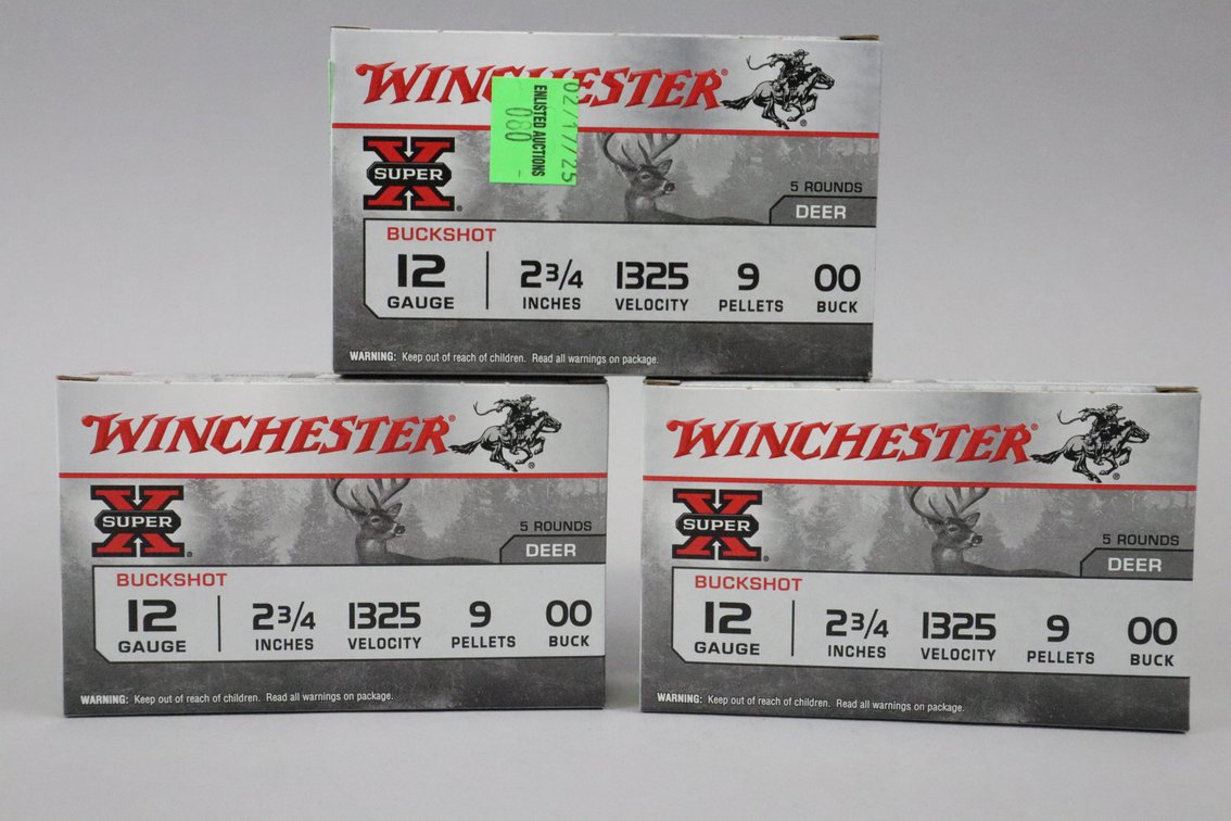 12 ga Buckshot, 15 Rounds
