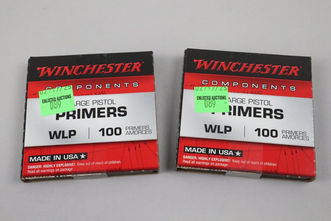 Large Pistol Primers, 200 Count