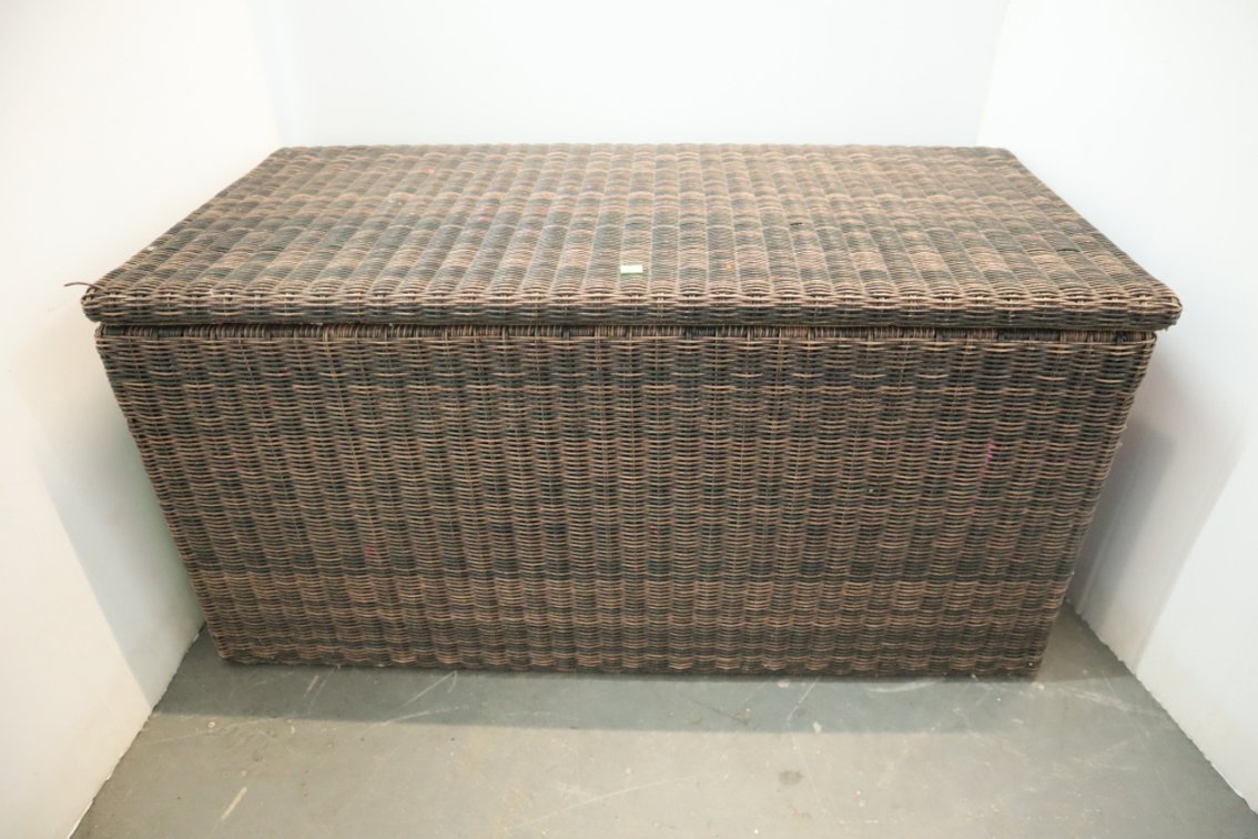 Imitation Wicker Storage Chest