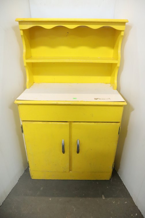 Small Yellow Cabinet