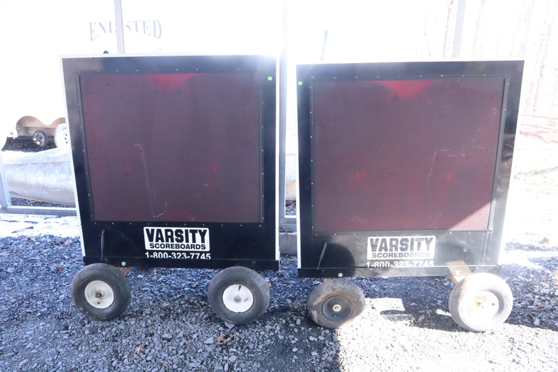 Pair of Varsity Electronic Scoreboards