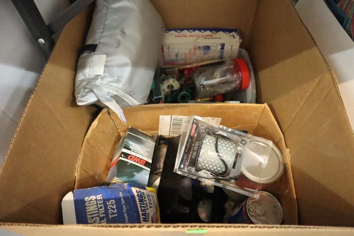 Box of Miscellaneous Shop Items