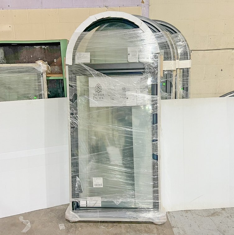 Aluminum Casement Window,Fixed Radius Top