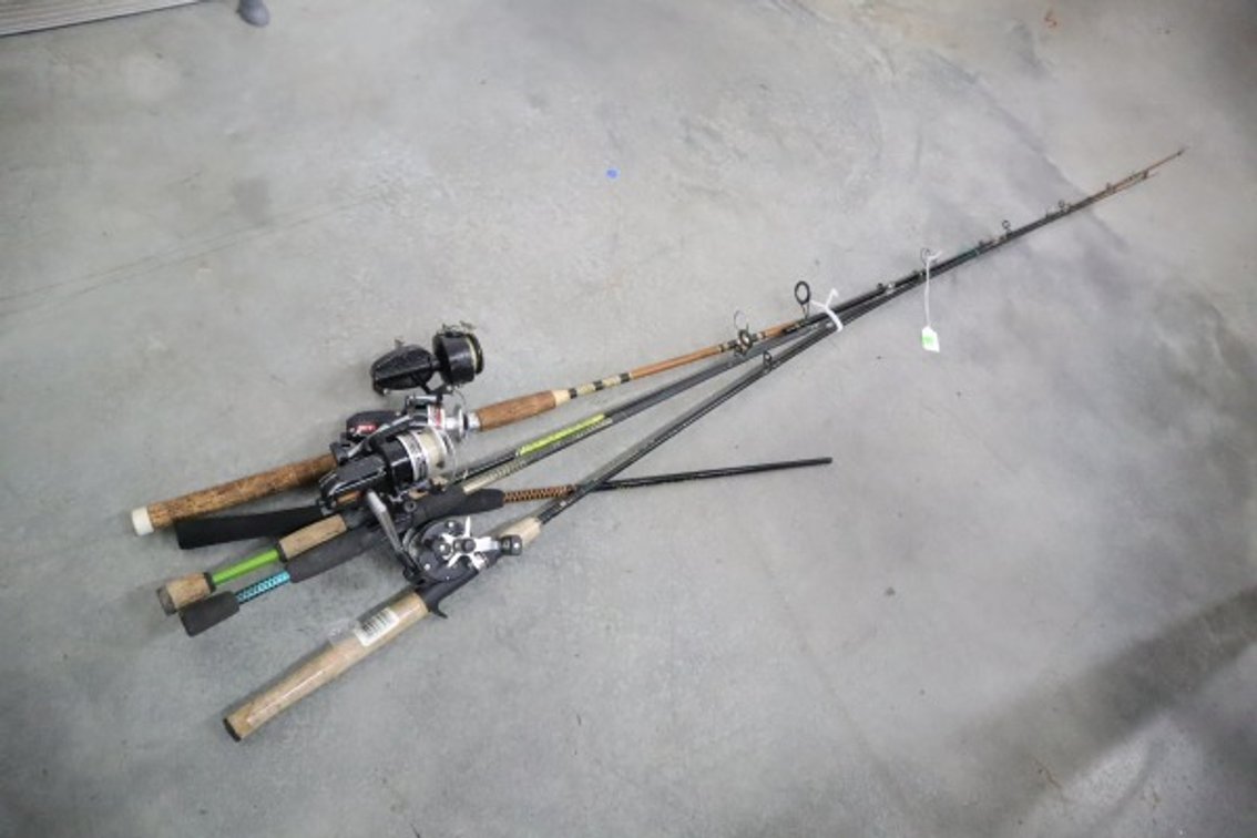 Group of Fishing Rod and Reels