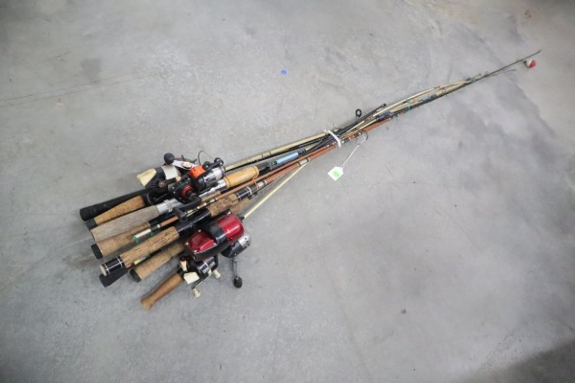 Group of Fishing Rod and Reels