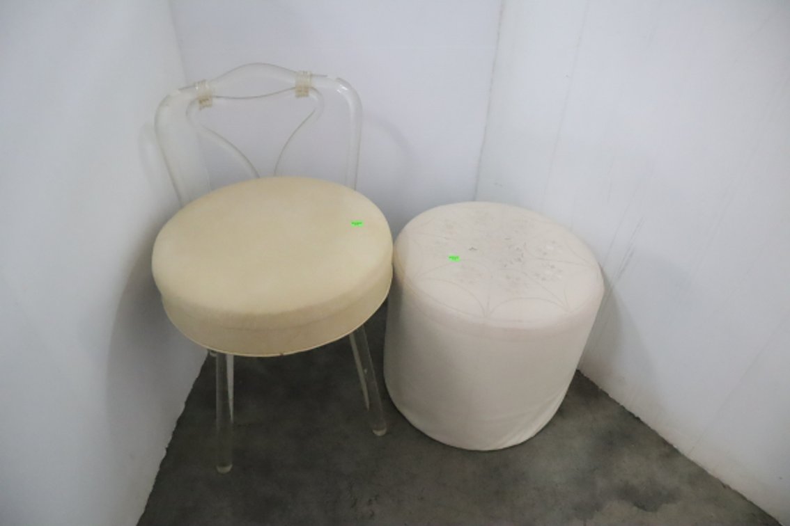 Swivel Chair and Ottoman