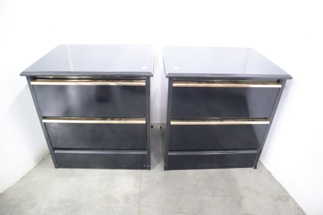 Pair of 2 Drawer Nightstands