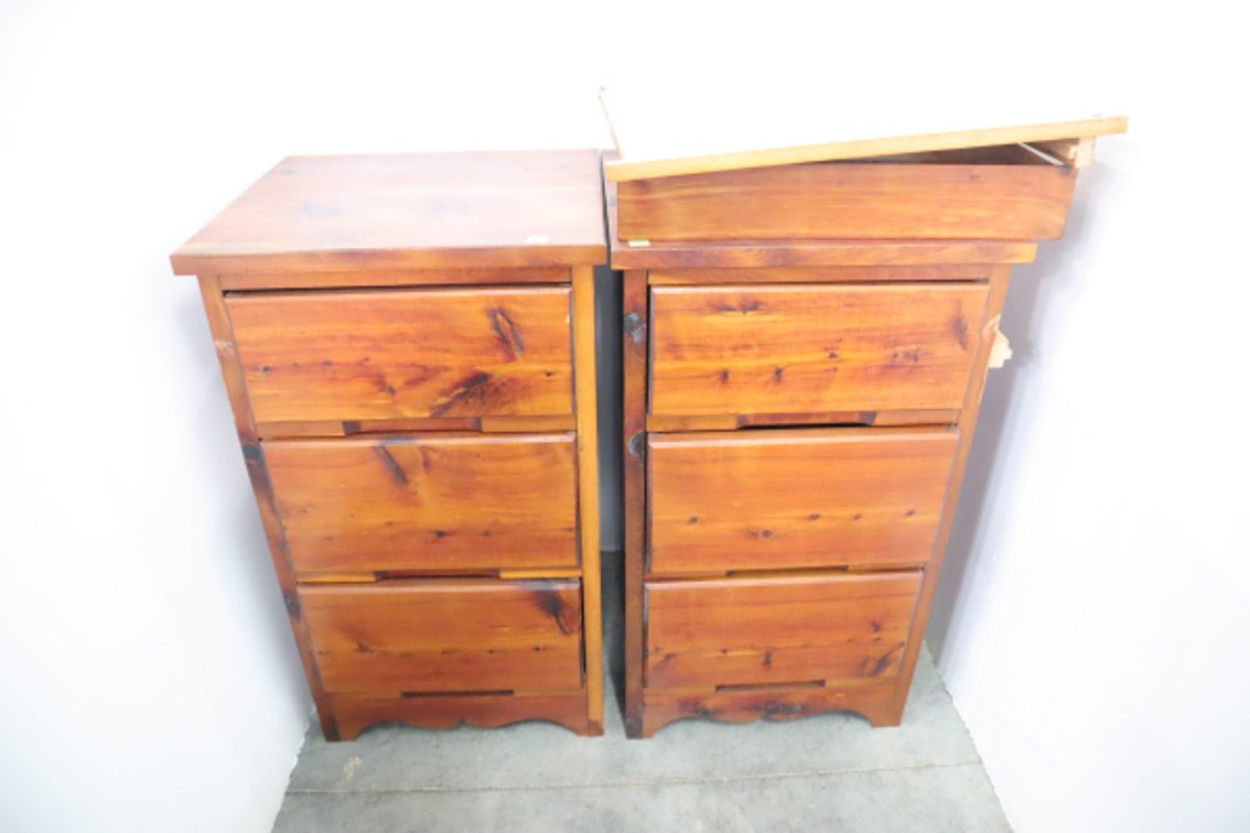 Cedar Night Stands/Converted Desk