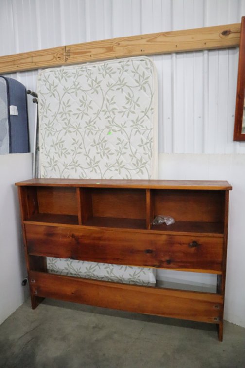 Full Size Cedar Bed Frame, Twin Size Mattress Included