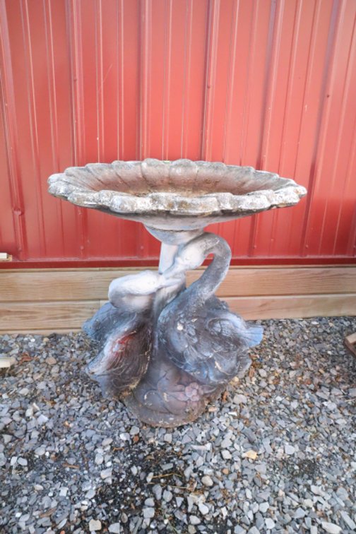 Cement Bird Bath