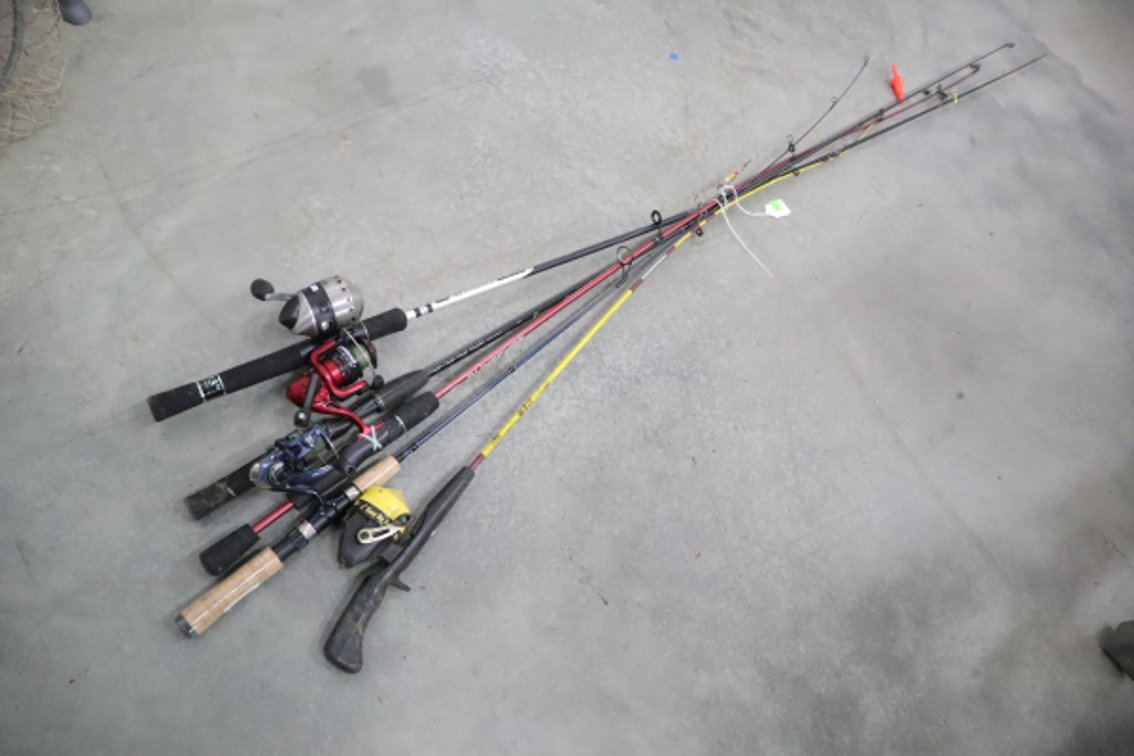 Group of Fishing Rod and Reels