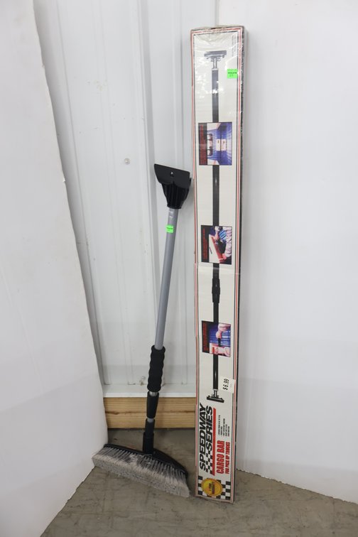 Cargo Bar and Windshield Scraper/Brush