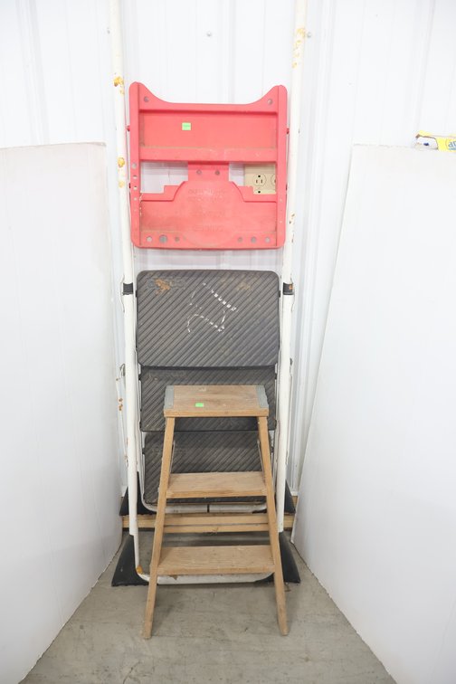 Folding Step Stool, 2 Ft Step Ladder