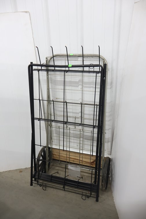 Folding The Wire Cart and A Wire Rack