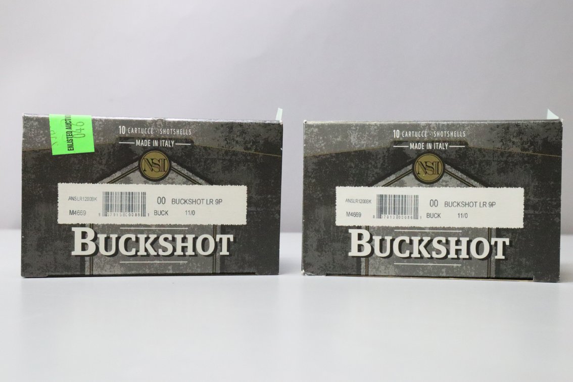 12 Gauge Buckshot, 20 Rounds