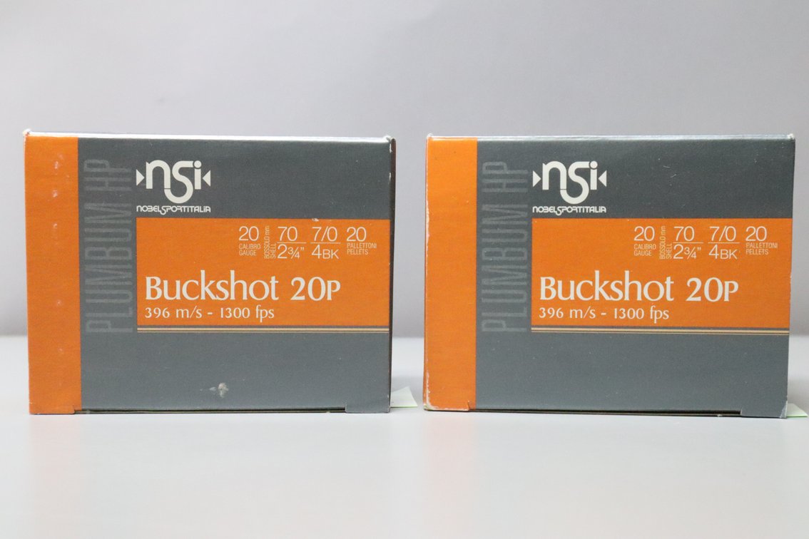 20 Gauge Buckshot, 20 Rounds
