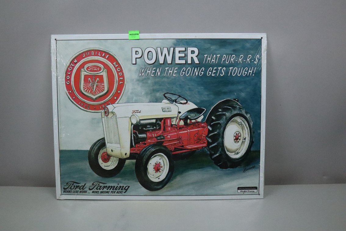 Ford Jubilee Tractor Sign