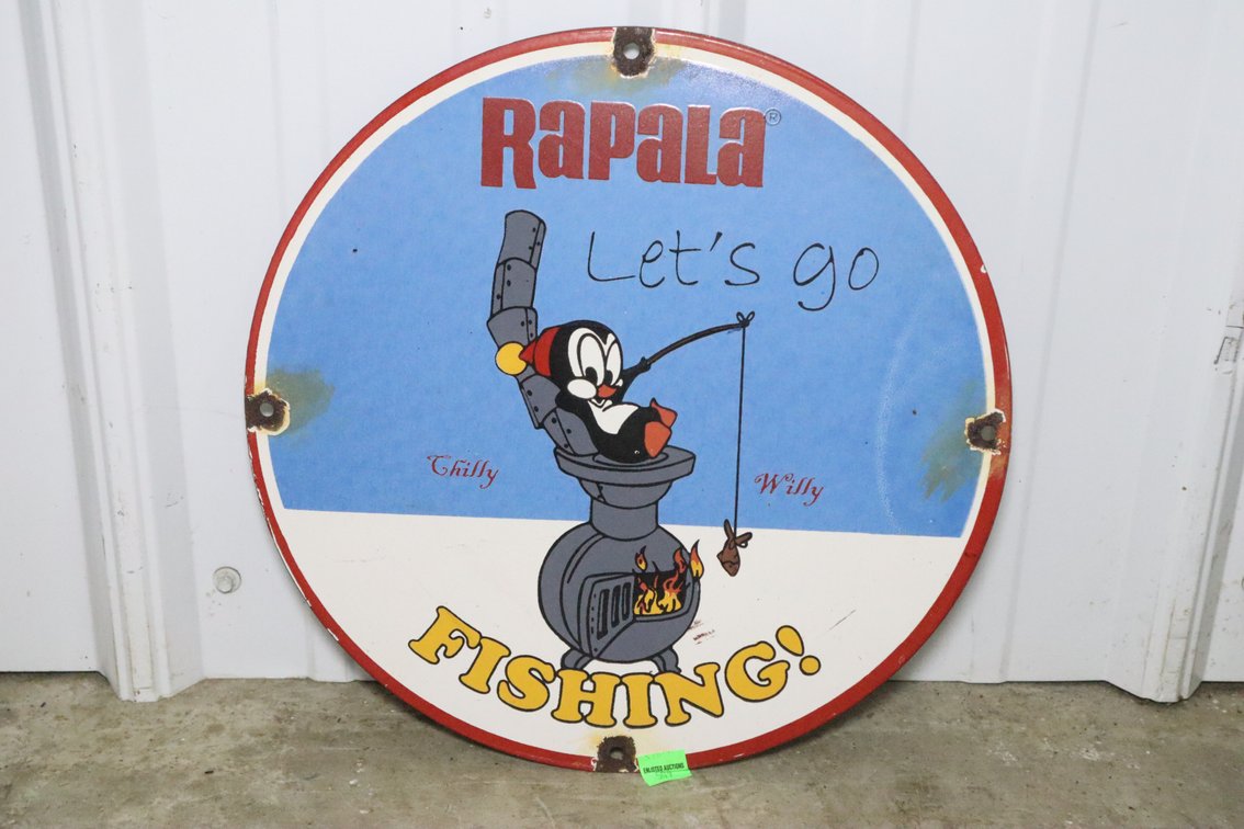 Rapala Porcelain Sign