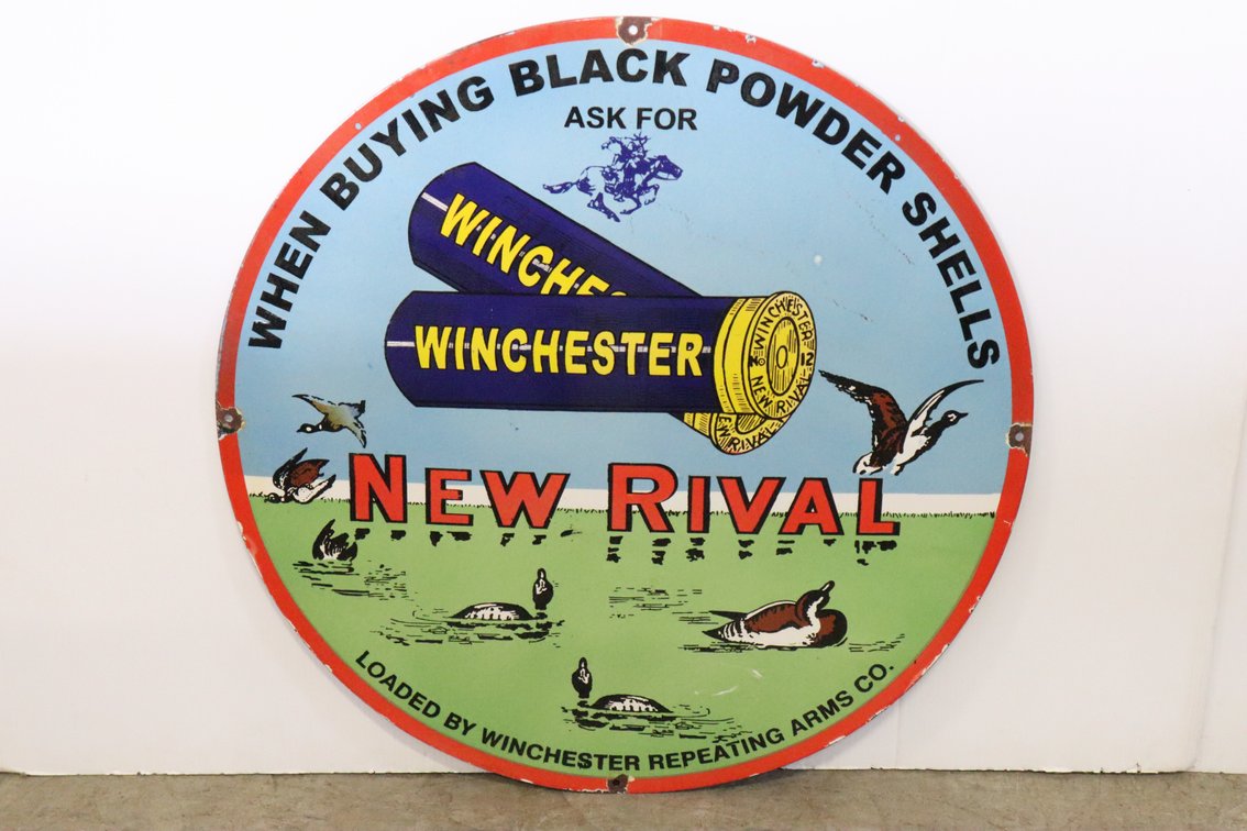 Winchester Porcelain Sign