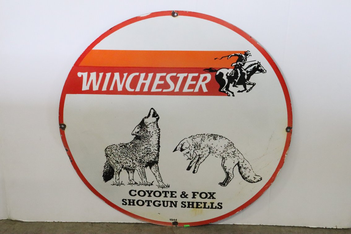 Winchester Porcelain Sign