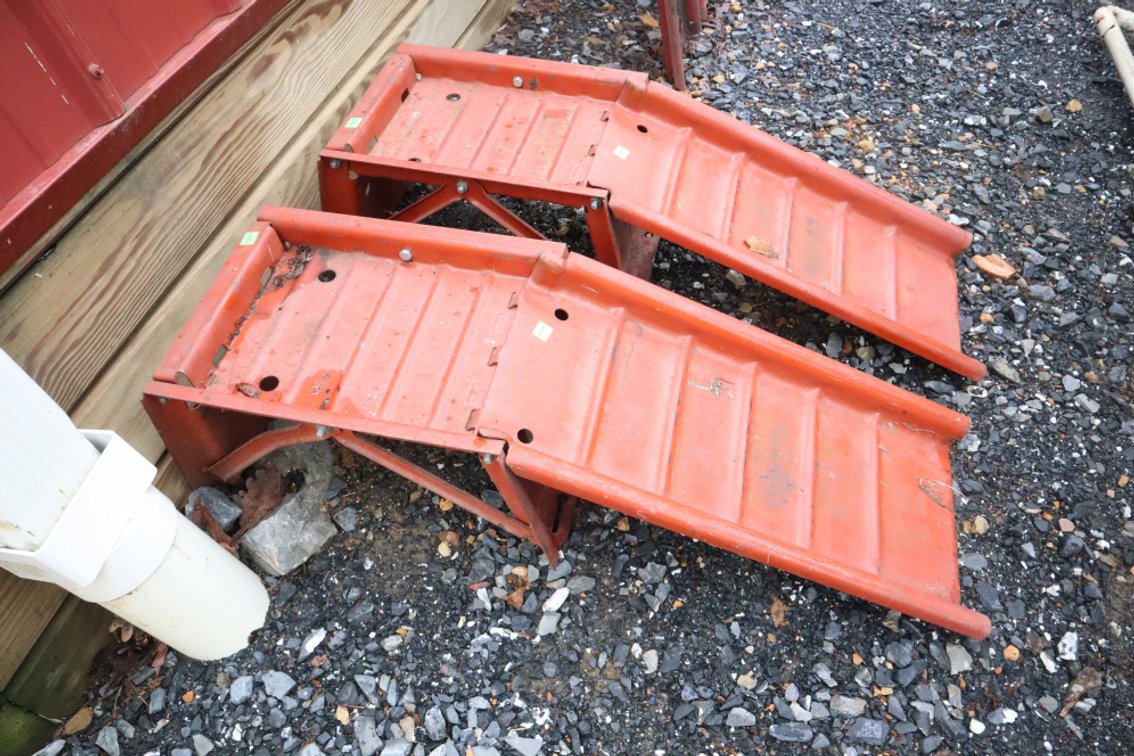 Pair of Metal Car Ramps