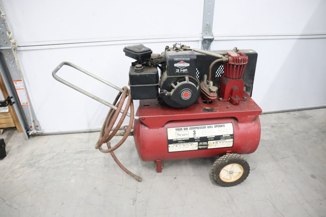 Air Compressor With Gas Engine