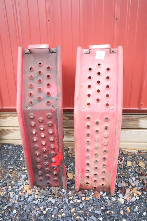 Pair of Metal Car Ramps