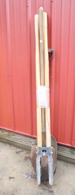 Shovels and Post Hole Digger