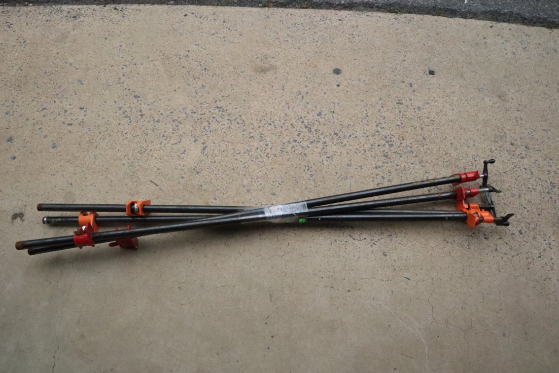 4 Large Bar Clamps