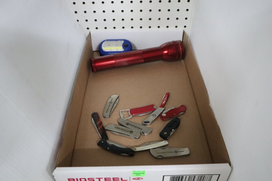 Pocket Knives and Flashlight