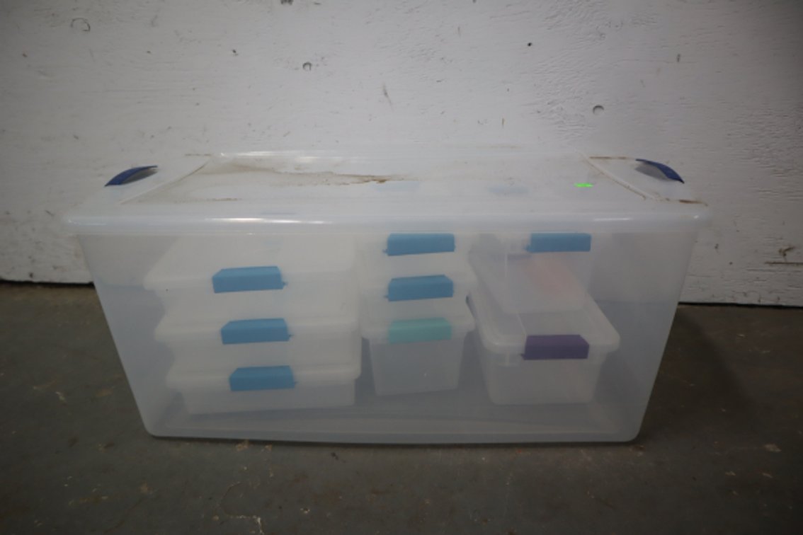 Plastic Organizing Tubs