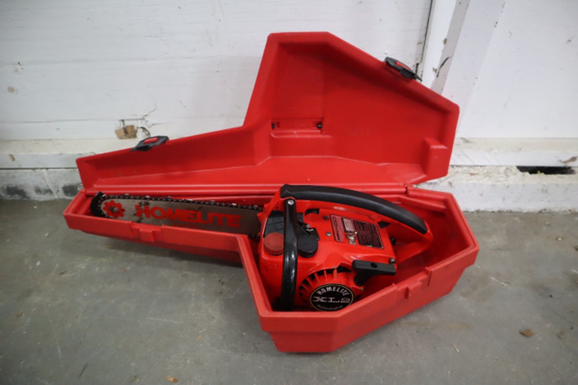 Homelite Chainsaw With Case